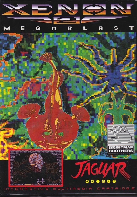 Xenon 2: Megablast box art for Jaguar